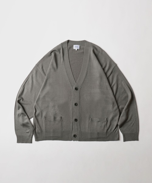 UNCORD（アンコード）の「【UNCORD】90's Knit Cardigan/ニットカーディガン（カーディガン/ボレロ・メンズ・ブラウン/ネイビー/グレー/カーキ/ブラック・MEDIUM/LARGE/X-LARGE）」の6枚目の写真