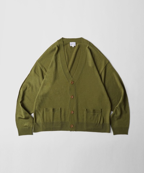 UNCORD（アンコード）の「【UNCORD】90's Knit Cardigan/ニットカーディガン（カーディガン/ボレロ・メンズ・ブラウン/ネイビー/グレー/カーキ/ブラック・MEDIUM/LARGE/X-LARGE）」の17枚目の写真