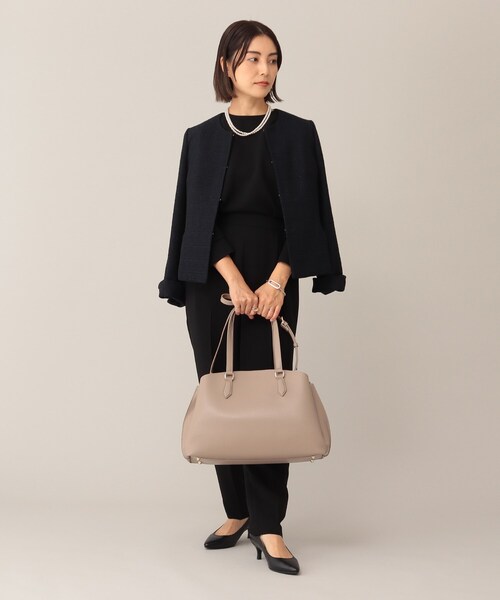 UNTITLED（アンタイトル）の「◆2WAYラージトートバッグ（トートバッグ・レディース・ブラック/サンドベージュ/ナチュラル・00）」の15枚目の写真