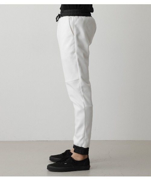 AZUL by moussy（アズールバイマウジー）の「FLEECE LINE PANTS/フリースラインパンツ（その他パンツ・メンズ・ブラック/ホワイト系その他・MEDIUM/LARGE）」の5枚目の写真