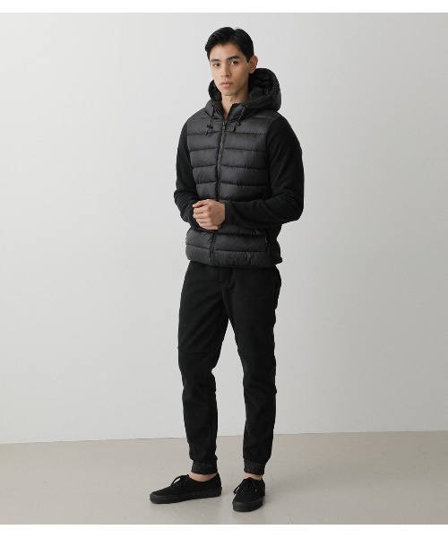 AZUL by moussy（アズールバイマウジー）の「FLEECE LINE PANTS/フリースラインパンツ（その他パンツ・メンズ・ブラック/ホワイト系その他・MEDIUM/LARGE）」の12枚目の写真