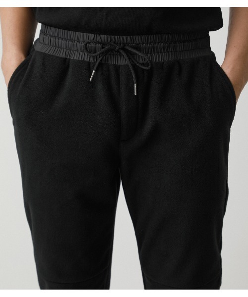 AZUL by moussy（アズールバイマウジー）の「FLEECE LINE PANTS/フリースラインパンツ（その他パンツ・メンズ・ブラック/ホワイト系その他・MEDIUM/LARGE）」の16枚目の写真