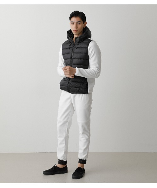 AZUL by moussy（アズールバイマウジー）の「FLEECE LINE PANTS/フリースラインパンツ（その他パンツ・メンズ・ブラック/ホワイト系その他・MEDIUM/LARGE）」の21枚目の写真