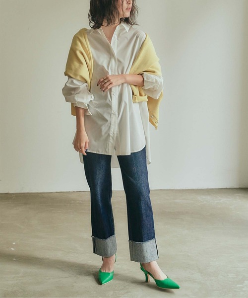 titivate（ティティベイト）の「ポインテッドトゥミュールサンダル（サンダル・レディース・オレンジ/ブラック/アイボリー/グリーン・S/LL/M/L）」の20枚目の写真