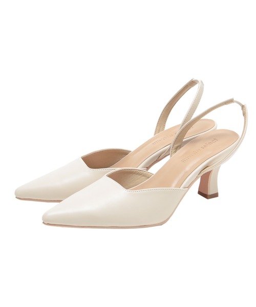 titivate（ティティベイト）の「ポインテッドトゥミュールサンダル（サンダル・レディース・オレンジ/ブラック/アイボリー/グリーン・S/LL/M/L）」の11枚目の写真