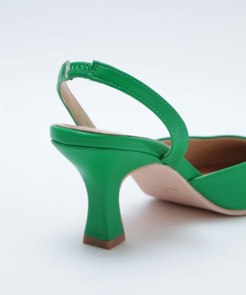 titivate（ティティベイト）の「ポインテッドトゥミュールサンダル（サンダル・レディース・オレンジ/ブラック/アイボリー/グリーン・S/LL/M/L）」の10枚目の写真