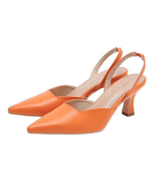 titivate（ティティベイト）の「ポインテッドトゥミュールサンダル（サンダル・レディース・オレンジ/ブラック/アイボリー/グリーン・S/LL/M/L）」の14枚目の写真