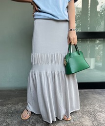 SHENERY | ティアードニットロングスカート(スカート)