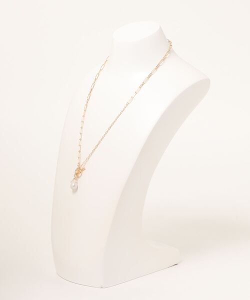 Q(キュー)の「チェーンマンテルネックレス(ネックレス・レディース・ゴールド/シルバー・ONE SIZE/ONESIZE)」の4枚目の写真