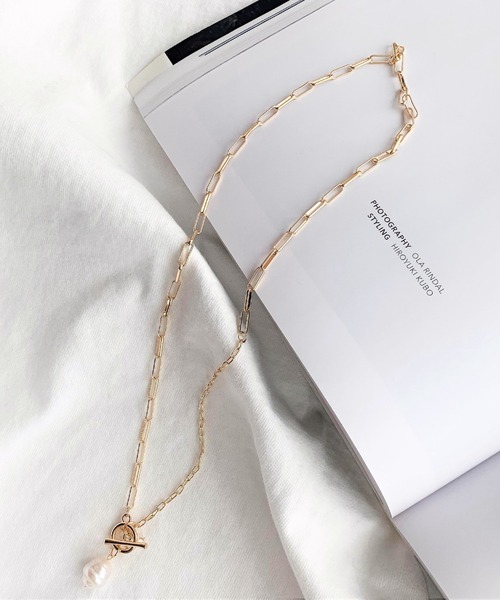 Q(キュー)の「チェーンマンテルネックレス(ネックレス・レディース・ゴールド/シルバー・ONE SIZE/ONESIZE)」の2枚目の写真