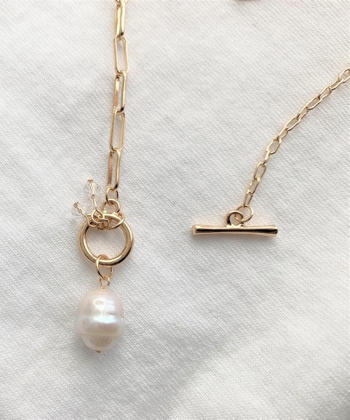 Q(キュー)の「チェーンマンテルネックレス(ネックレス・レディース・ゴールド/シルバー・ONE SIZE/ONESIZE)」の6枚目の写真