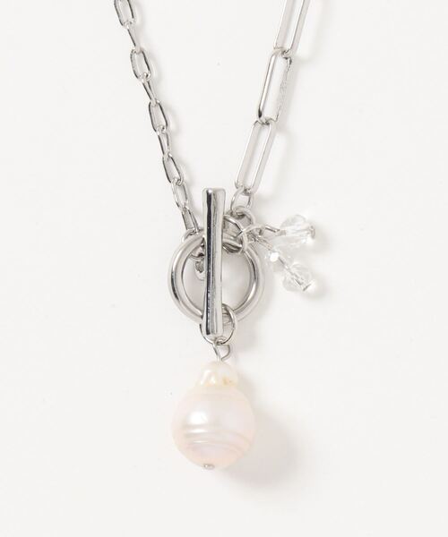 Q(キュー)の「チェーンマンテルネックレス(ネックレス・レディース・ゴールド/シルバー・ONE SIZE/ONESIZE)」の8枚目の写真