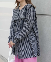 CORNERS | セーラーカラーチュニックブラウス(シャツ/ブラウス)