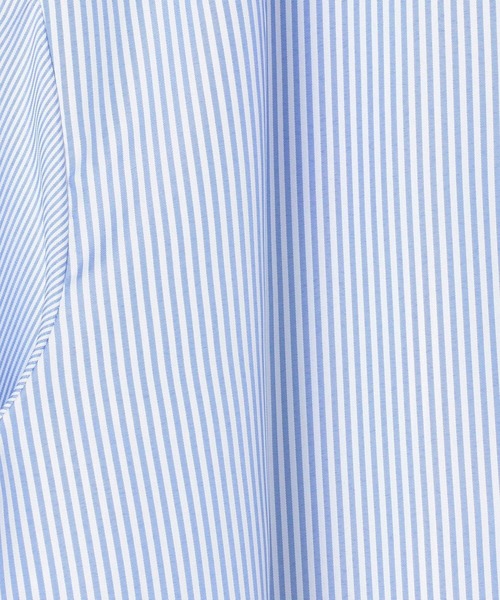 NICOLE white（ニコルホワイト）の「バンドカラー ストライプブラウス（シャツ/ブラウス・レディース・ブラック/ブルー・FREE）」の12枚目の写真