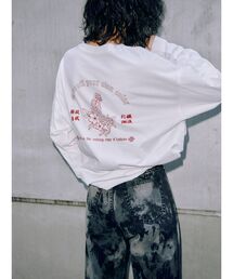 EVRIS | CHINA MOTIF ロンTEE(Tシャツ/カットソー)