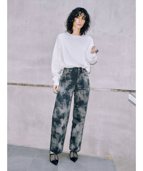 EVRIS（エヴリス）の「CHINA MOTIF ロンTEE（Tシャツ/カットソー・レディース・ホワイト/ブラック・FREE）」の19枚目の写真