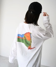 CANAL JEAN | El mar(エルマール) "NY MAP"プリントロングTシャツ(Tシャツ/カットソー)