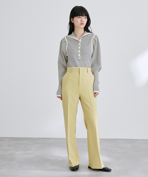 ADAM ET ROPE'（アダムエロペ）の「【WEB限定】スリムフレアーカラーパンツ（その他パンツ・レディース・ブラック/パープル/ピンク/イエロー・38/36）」の15枚目の写真