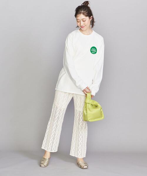 Sloppy Supply（スラッピーサプライ）の「【別注】＜Sloppy Supply＞FAST FOODS ロングスリーブ Tシャツ（Tシャツ/カットソー・レディース・ホワイト/ブラック・FREE）」の17枚目の写真