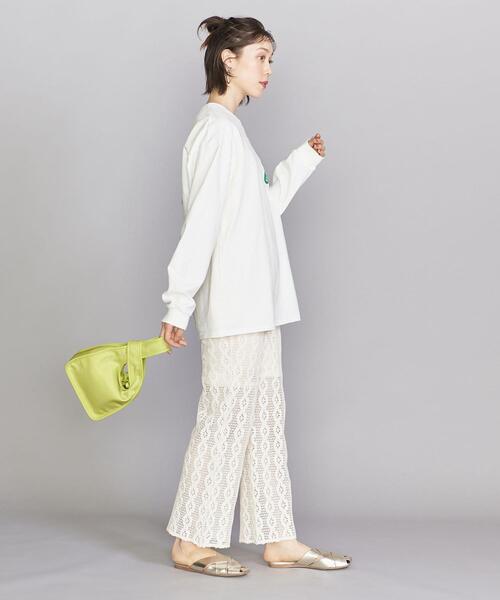 Sloppy Supply（スラッピーサプライ）の「【別注】＜Sloppy Supply＞FAST FOODS ロングスリーブ Tシャツ（Tシャツ/カットソー・レディース・ホワイト/ブラック・FREE）」の6枚目の写真