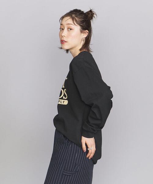 Sloppy Supply（スラッピーサプライ）の「【別注】＜Sloppy Supply＞FAST FOODS ロングスリーブ Tシャツ（Tシャツ/カットソー・レディース・ホワイト/ブラック・FREE）」の8枚目の写真