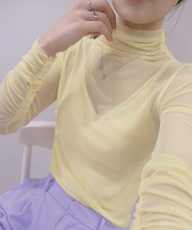 CORNERS | カラーシアーハイネック(Tシャツ/カットソー)