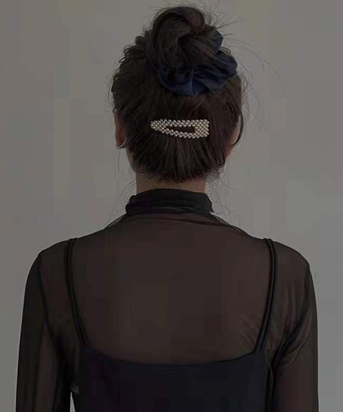 CORNERS（コーナーズ）の「カラーシアーハイネック（Tシャツ/カットソー・レディース・ホワイト/ブラック/ライム/ライトブルー/パープル/ピンク/イエロー/ダークパープル/アイボリー・M）」の10枚目の写真