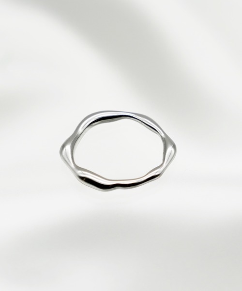SIGNAL(シグナル)の「【SIGNAL/シグナル】Wave Ring / ウェーブリング(リング・レディース・シルバー/ゴールド・#11)」の15枚目の写真
