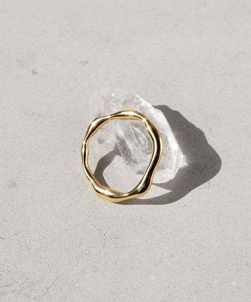 SIGNAL(シグナル)の「【SIGNAL/シグナル】Wave Ring / ウェーブリング(リング・レディース・シルバー/ゴールド・#11)」の11枚目の写真