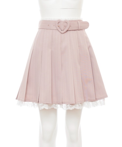 Secret Honey（シークレットハニー）の「ストライププリーツスカート（スカート・レディース・ピンク/グレー/ブラック・MEDIUM）」の13枚目の写真