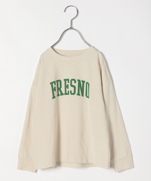 GLOBAL WORK（グローバルワーク）の「キッズ/ヘビロッTEEグラフィック長袖/264303（Tシャツ/カットソー・キッズ・ホワイト/ブラック/グレー/オフホワイト/カーキ/ダークグレー・110cm/120cm/130cm/140cm/150cm/160cm/100cm）」の3枚目の写真