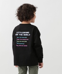 GLOBAL WORK | キッズ/ヘビロッTEEグラフィック長袖/264303(Tシャツ/カットソー)