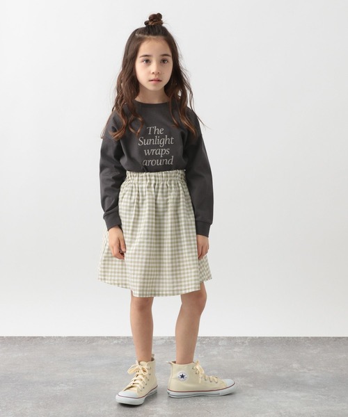 GLOBAL WORK（グローバルワーク）の「キッズ/ヘビロッTEEグラフィック長袖/264303（Tシャツ/カットソー・キッズ・ホワイト/ブラック/グレー/オフホワイト/カーキ/ダークグレー・110cm/120cm/130cm/140cm/150cm/160cm/100cm）」の15枚目の写真