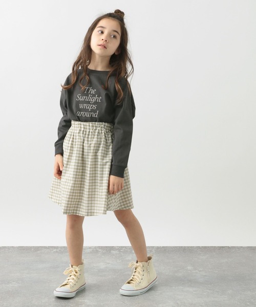 GLOBAL WORK（グローバルワーク）の「キッズ/ヘビロッTEEグラフィック長袖/264303（Tシャツ/カットソー・キッズ・ホワイト/ブラック/グレー/オフホワイト/カーキ/ダークグレー・110cm/120cm/130cm/140cm/150cm/160cm/100cm）」の21枚目の写真