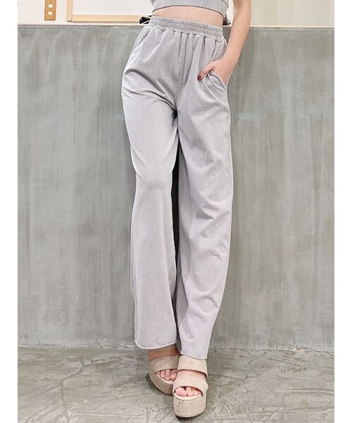 GYDA(ジェイダ)の「【セットアップ着用可】PROCESSINGワイドパンツ(その他パンツ・レディース・チャコールグレー/ベージュ/ネイビー・FREE)」の9枚目の写真