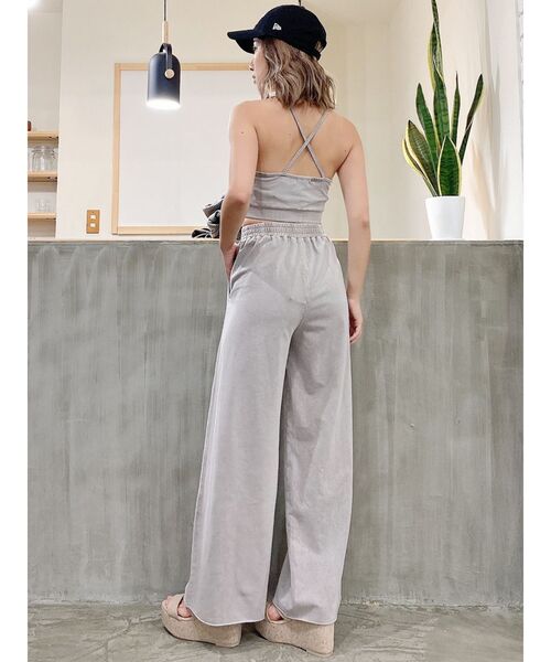 GYDA(ジェイダ)の「【セットアップ着用可】PROCESSINGワイドパンツ(その他パンツ・レディース・チャコールグレー/ベージュ/ネイビー・FREE)」の6枚目の写真