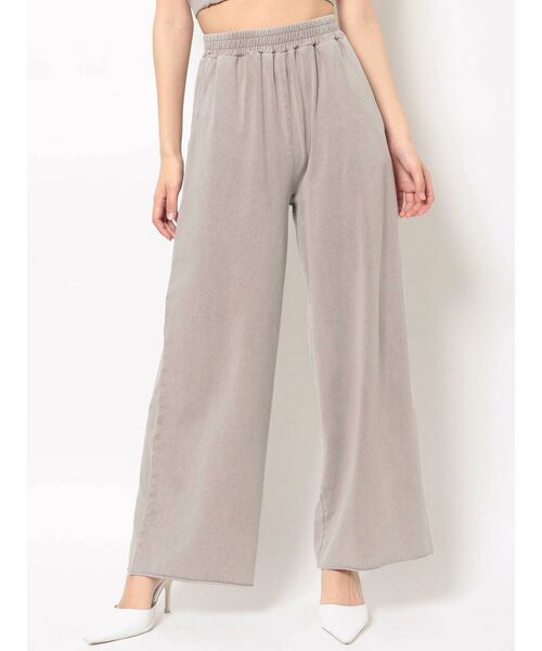 GYDA(ジェイダ)の「【セットアップ着用可】PROCESSINGワイドパンツ(その他パンツ・レディース・チャコールグレー/ベージュ/ネイビー・FREE)」の10枚目の写真