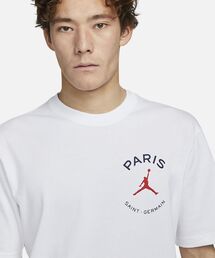 Jordan PARIS Saint-Germain ロゴ 長袖Tシャツ jordan men jordan x paris saint germain long sleeves tee