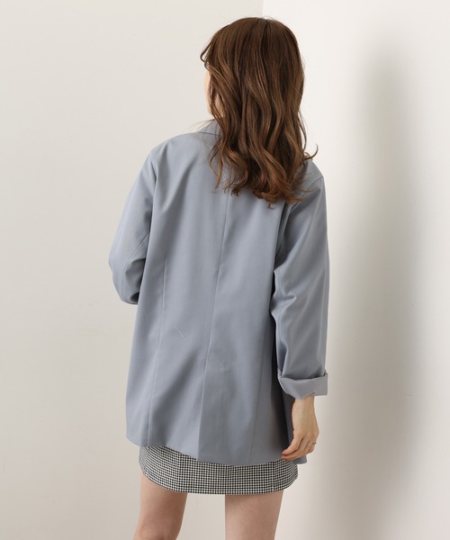 one after another NICE CLAUP（ワンアフターアナザーナイスクラップ）の「ゴールドボタンテーラードジャケット（テーラードジャケット・レディース・ネイビー/アイボリー/ブルーグレー・FREE）」の20枚目の写真