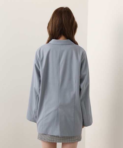 one after another NICE CLAUP（ワンアフターアナザーナイスクラップ）の「ゴールドボタンテーラードジャケット（テーラードジャケット・レディース・ネイビー/アイボリー/ブルーグレー・FREE）」の13枚目の写真