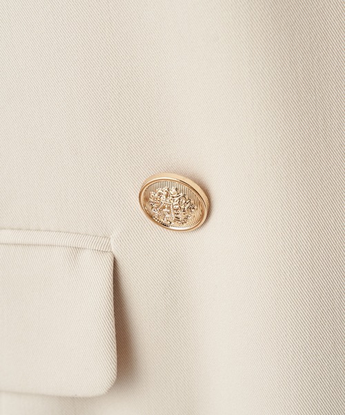 one after another NICE CLAUP（ワンアフターアナザーナイスクラップ）の「ゴールドボタンテーラードジャケット（テーラードジャケット・レディース・ネイビー/アイボリー/ブルーグレー・FREE）」の11枚目の写真