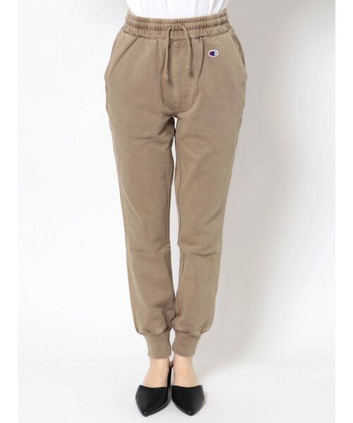 GYDA(ジェイダ)の「【セットアップ着用可】champion ピグメントスウェットパンツ(スウェットパンツ・レディース・チャコールグレー/ベージュ/オリーブ・FREE)」の13枚目の写真