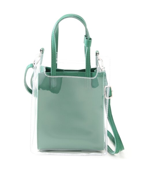 frames RAY CASSIN（フレームスレイカズン）の「スルーハンドルクリアマルチショルダー（ショルダーバッグ・レディース・イエロー/グリーン/ブラウン・FREE）」の4枚目の写真