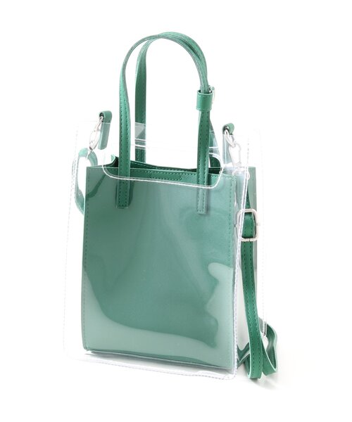 frames RAY CASSIN（フレームスレイカズン）の「スルーハンドルクリアマルチショルダー（ショルダーバッグ・レディース・イエロー/グリーン/ブラウン・FREE）」の5枚目の写真