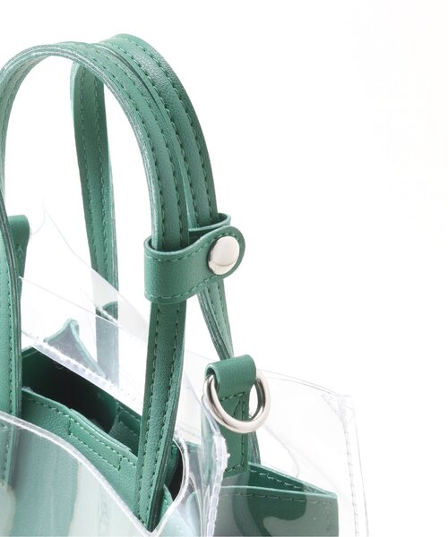 frames RAY CASSIN（フレームスレイカズン）の「スルーハンドルクリアマルチショルダー（ショルダーバッグ・レディース・イエロー/グリーン/ブラウン・FREE）」の15枚目の写真