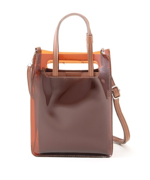 frames RAY CASSIN（フレームスレイカズン）の「スルーハンドルクリアマルチショルダー（ショルダーバッグ・レディース・イエロー/グリーン/ブラウン・FREE）」の18枚目の写真