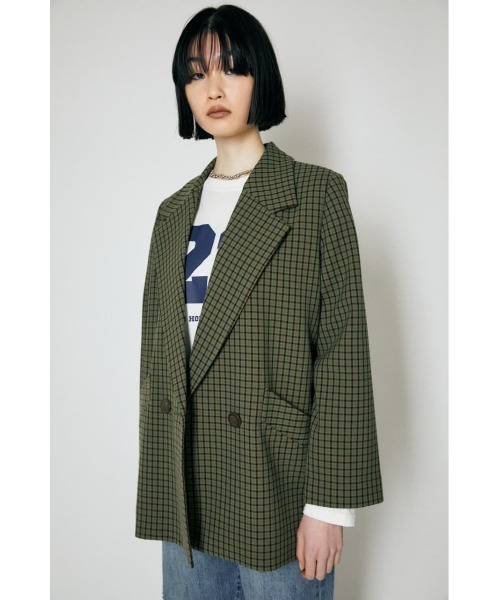 MOUSSY（マウジー）の「BOXY DOUBLE ジャケット（テーラードジャケット