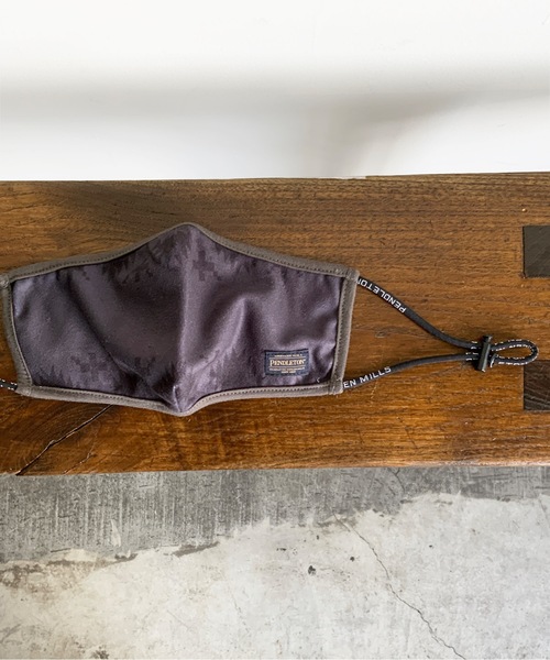 PENDLETON（ペンドルトン）の「ST:PENDLETON SPIDERROCK PRINT MASK ペンドルトン スパイダーロック プリント マスク（マスク・メンズ・チャコールグレー/ベージュ/グレー/オリーブ/タン・FREE）」の7枚目の写真