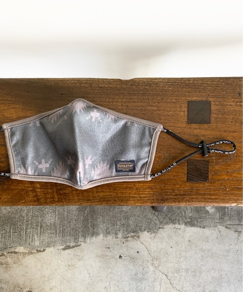 PENDLETON（ペンドルトン）の「ST:PENDLETON SPIDERROCK PRINT MASK ペンドルトン スパイダーロック プリント マスク（マスク・メンズ・チャコールグレー/ベージュ/グレー/オリーブ/タン・FREE）」の9枚目の写真