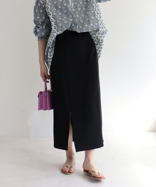 fredy couleur（フレディクルール）の「[新色追加] ダンボール タイトスカート（スカート・レディース・ライトグレー/ブラック/ライトパープル/マスタード・38）」の14枚目の写真